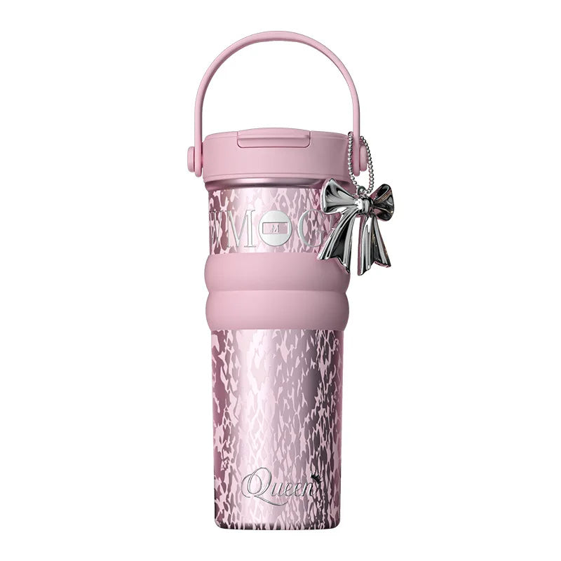New high beautiful "goddess" thermos cup-large capacity car stainless steel 316 liner coffee travel cup high-grade portable cup