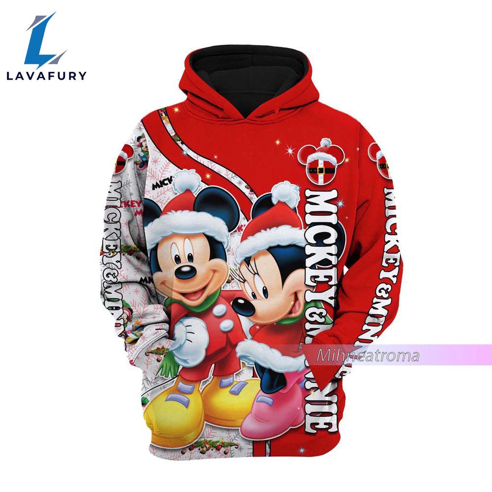 Christmas Gift, Mickey And Minnie Hoodie, Mickey Hoodie - Gift for Mickey Fans