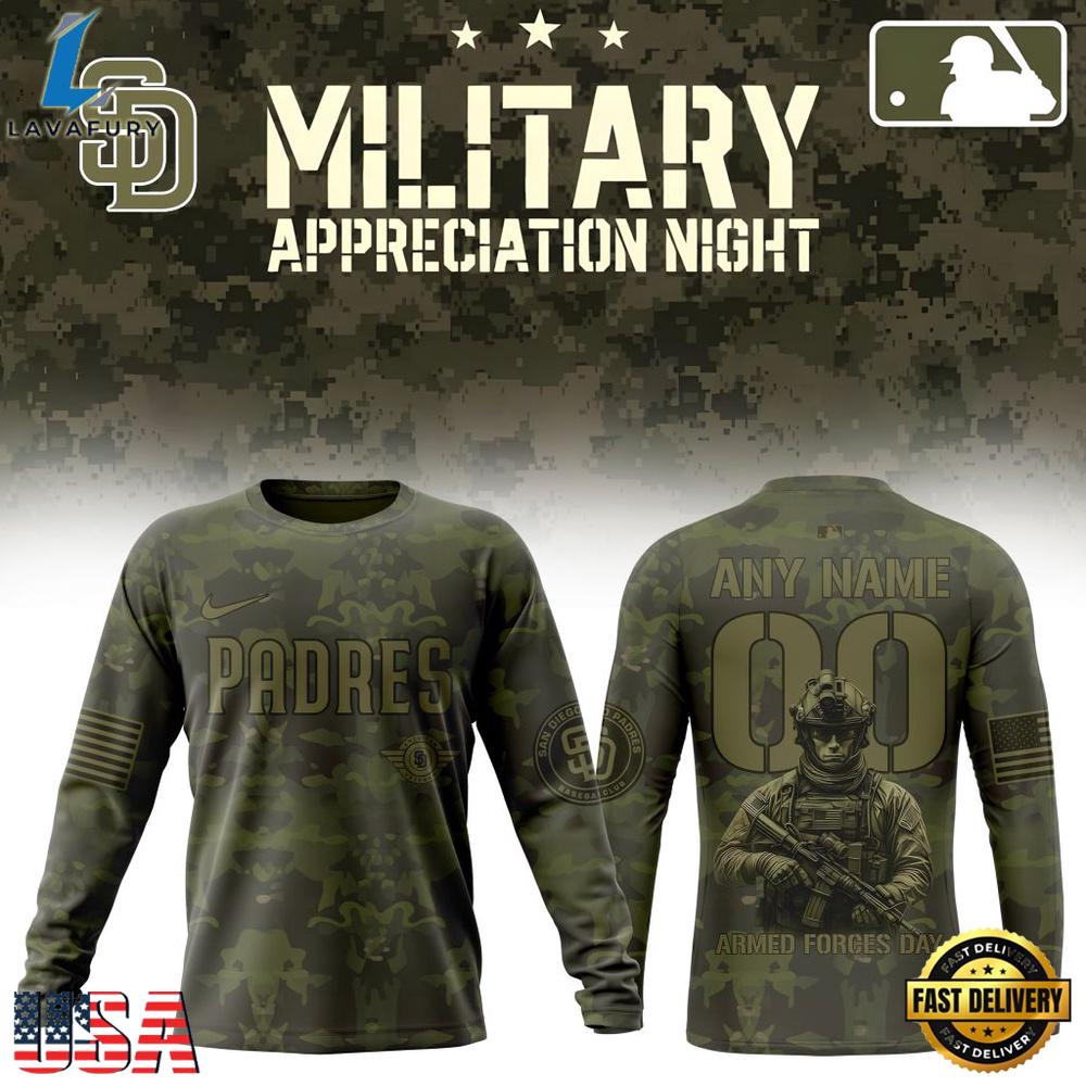MLB San Diego Padres Military Appreciation Month T Shirt, Hoodie, Sweatshirt