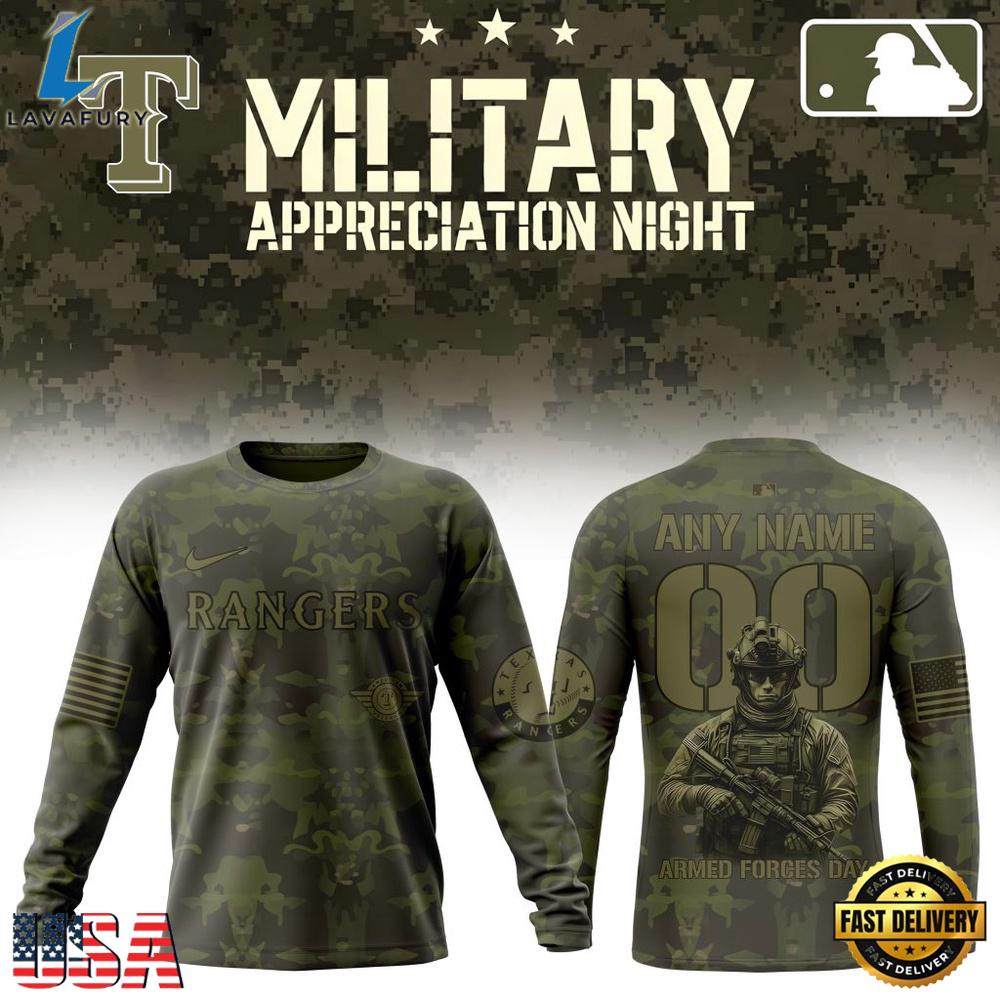 MLB Texas Rangers Military Appreciation Month T Shirt, Hoodie, Sweatshirt